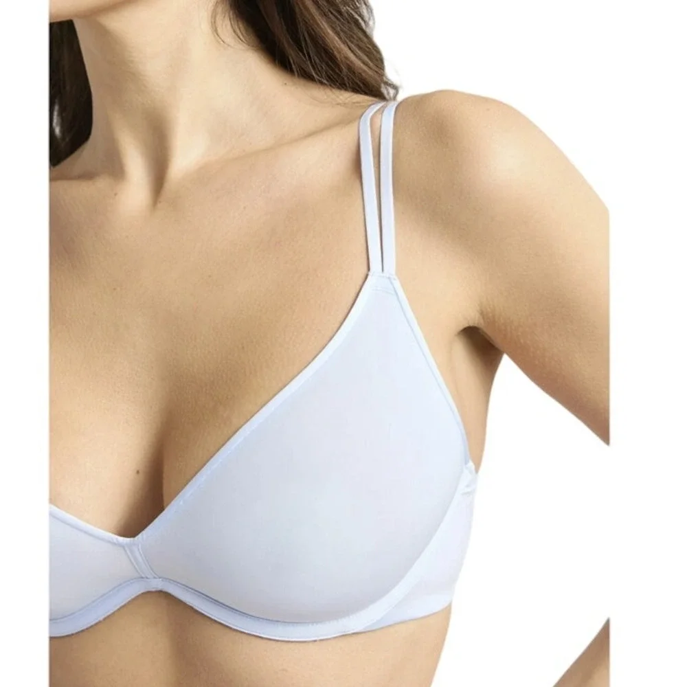 Joyspun Women's Scoop Spacer Bra, Size 34C Blue Magic NEW WITH TAGS